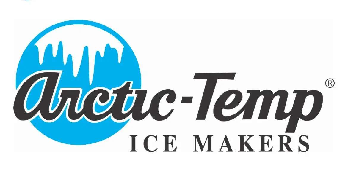 Arctic-Temp Ice Makers logo with icicles.